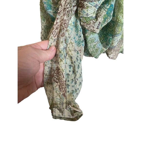 GORGEOUS LBK‎ Loubarok Blouse - Made in France - Size L - Incredible Sleeves - Picture 5 of 14